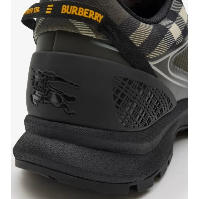 Sneaker „Discover“ mit Karomuster und Mesh 