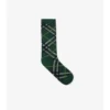 Socken aus Baumwollmischung mit Karomuster
