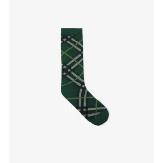 Socken aus Baumwollmischung mit Karomuster
