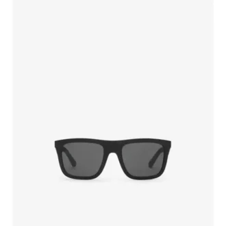 Sonnenbrille mit geprägtem Karomuster