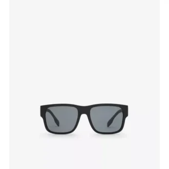 Sonnenbrille mit quadratischem Rahmen und Logo-Detail