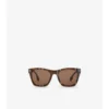 Square-Sonnenbrille mit Karomuster