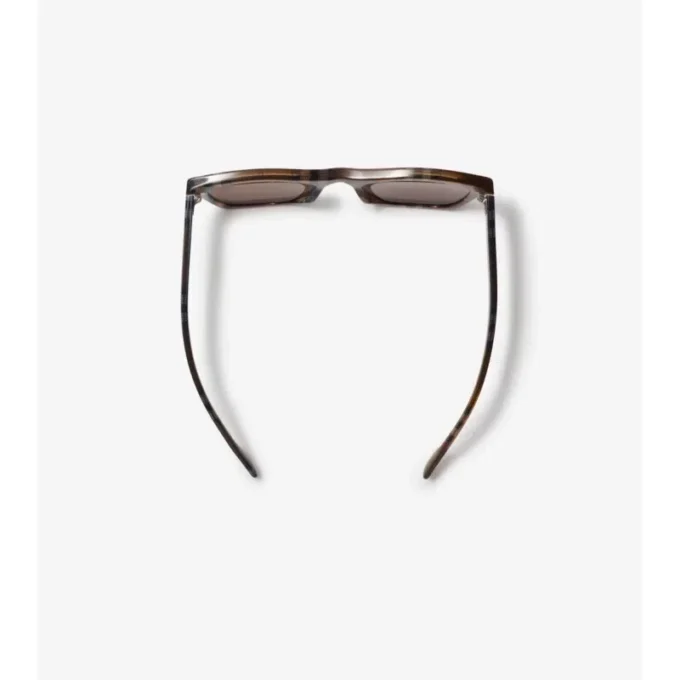 Square-Sonnenbrille mit Karomuster
