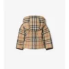 Steppjacke mit Kapuze im Burberry-Karomuster