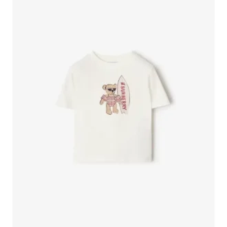 Surfer Bear Baumwoll-T-Shirt