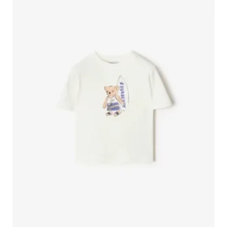 Surfer Bear Baumwoll-T-Shirt