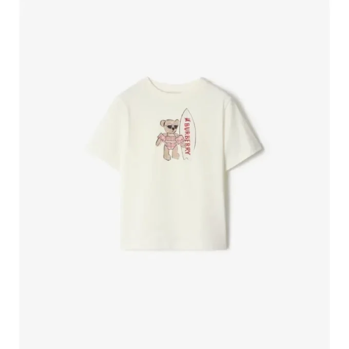 Surfer Bear Baumwoll-T-Shirt