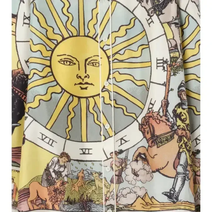 Tarot-Seidenhemd