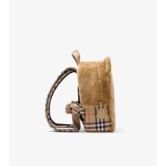 Teddy-Rucksack aus Kunstfell