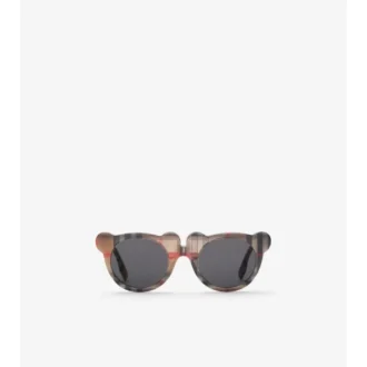 Teddybär-Sonnenbrille mit Karomuster