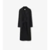 Trench Coat aus langer Wolle und Kaschmir
