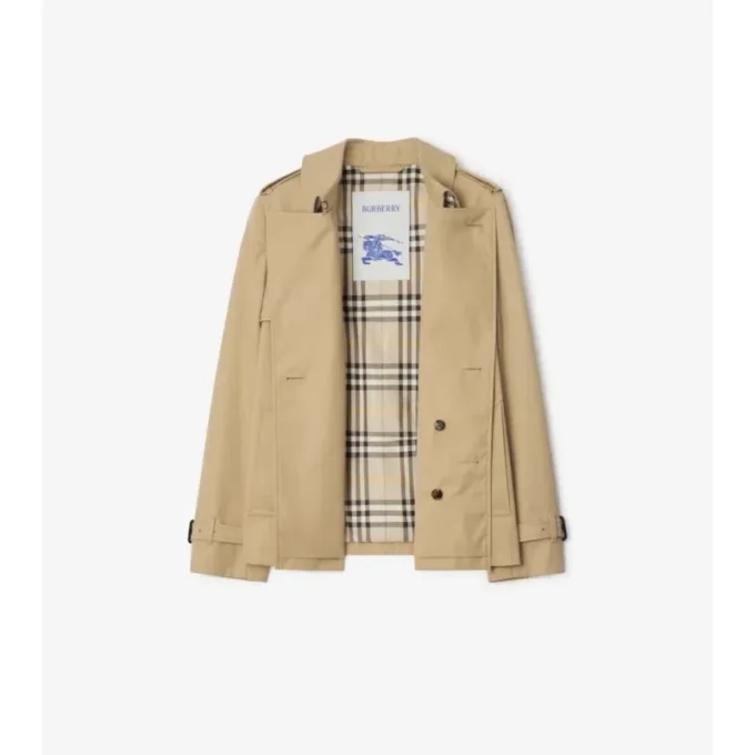 Trenchjacke aus Baumwollmischung