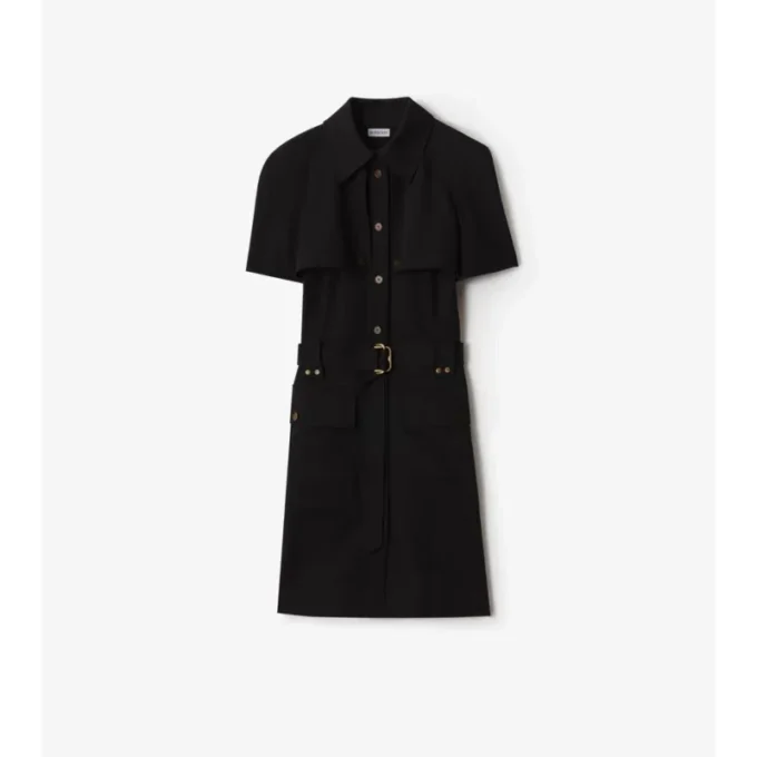 Trenchkleid aus Wolle