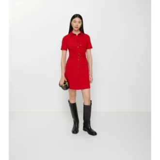 Trenchkleid aus Wolle