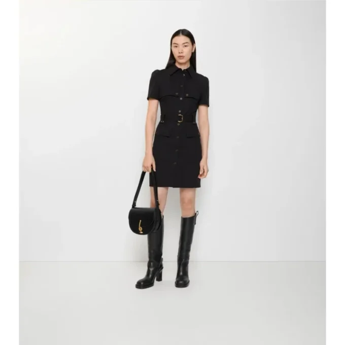 Trenchkleid aus Wolle