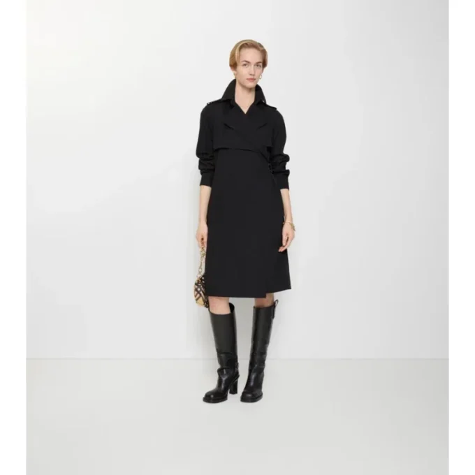 Trenchkleid aus Wolle