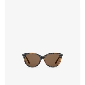 Tubular Check Runde Sonnenbrille