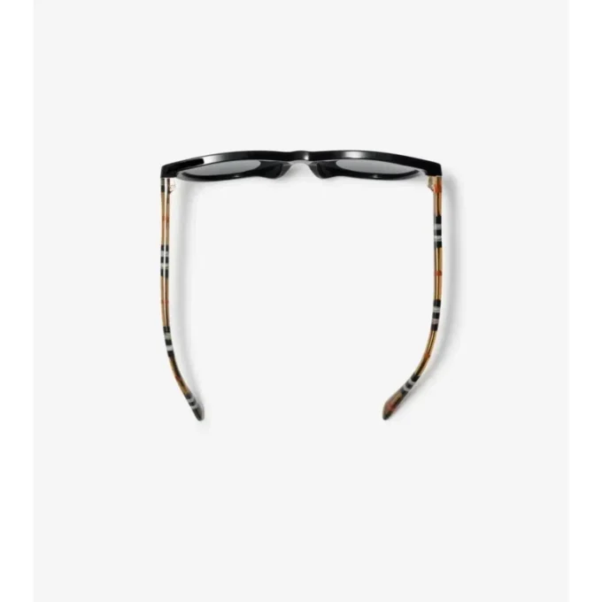 Tubular Check Runde Sonnenbrille 