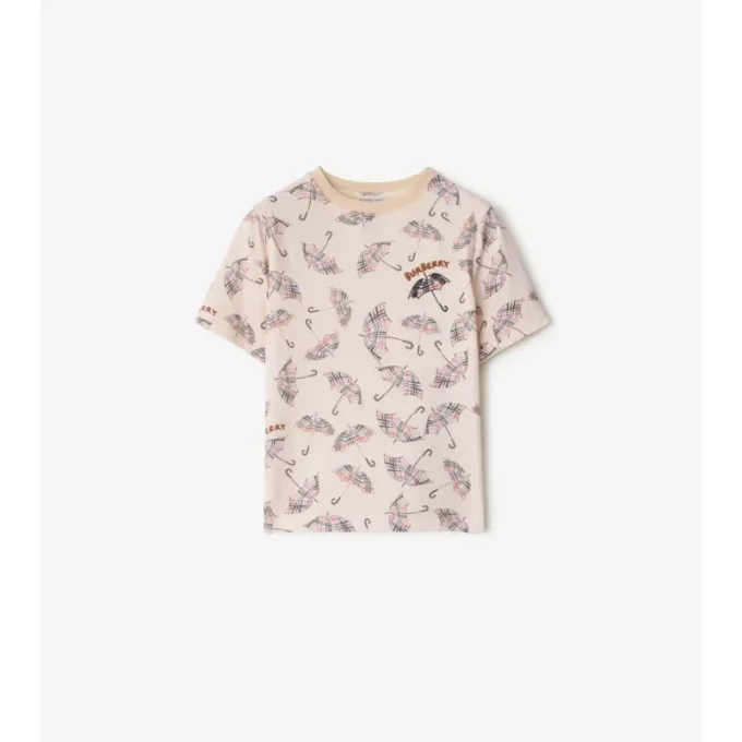 Umbrella-Baumwoll-T-Shirt