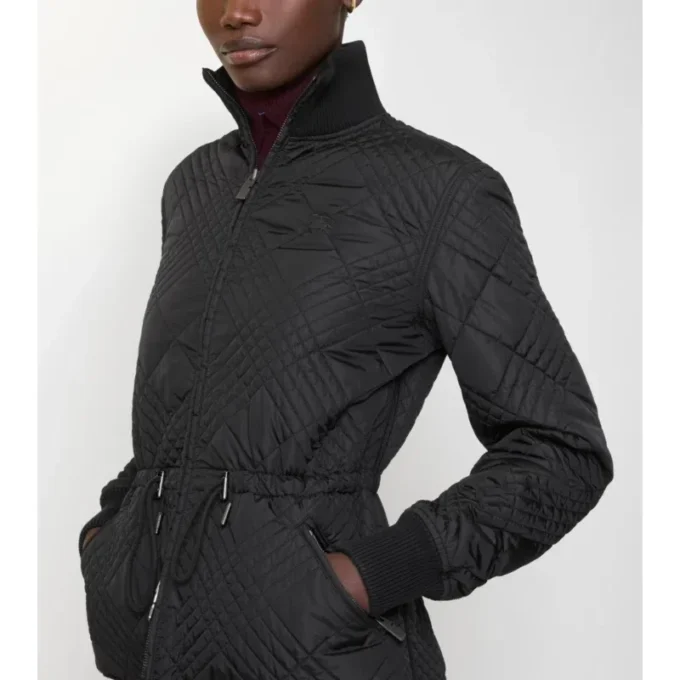 Wakerley-Jacke aus Nylon mit Mikro-Karomuster
