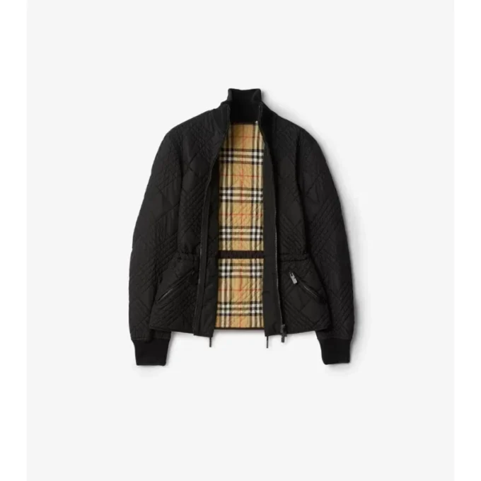 Wakerley-Jacke aus Nylon mit Mikro-Karomuster