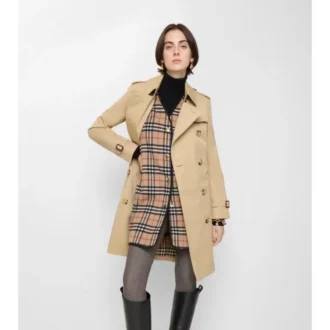 Warmjacke aus Wolle und Kaschmir mit Karomuster