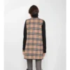 Warmjacke aus Wolle und Kaschmir mit Karomuster
