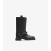 Weiche Sattelstiefel aus Leder