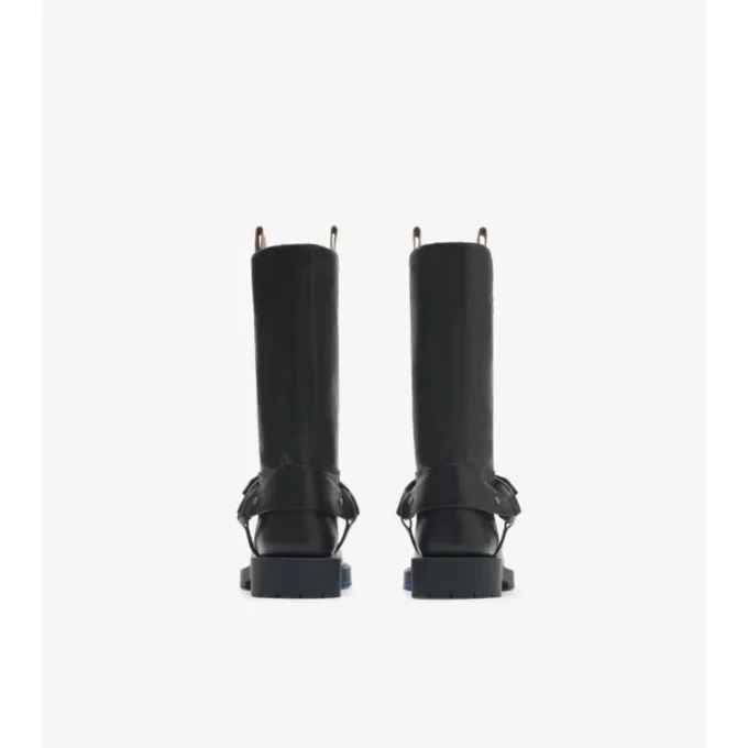 Weiche Sattelstiefel aus Leder