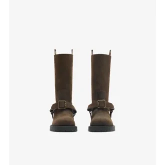 Weiche Sattelstiefel aus Wildleder