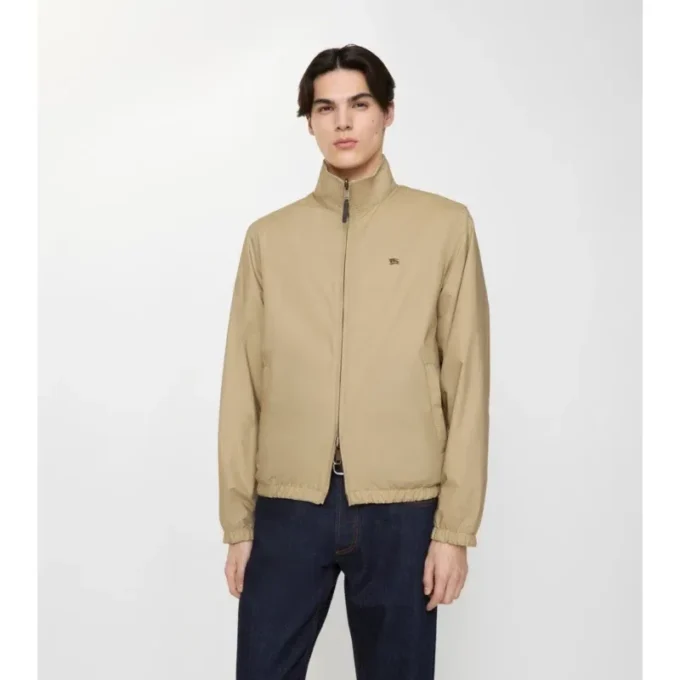 Wendbare Harrington-Jacke aus Baumwolle