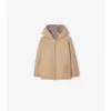 Wendbare Jacke aus Baumwollmischung mit Karomuster