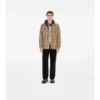 Wendbare Kapuzenjacke aus Nylon mit Karomuster
