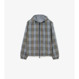 Wendbare Kapuzenjacke mit Karomuster