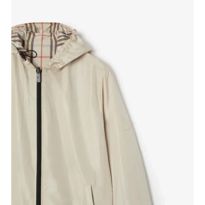 Wendbare Kapuzenjacke mit Karomuster