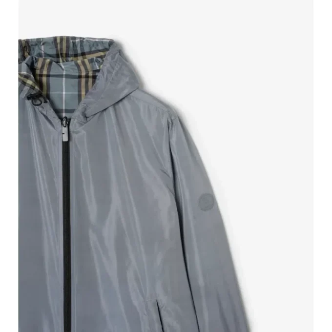 Wendbare Kapuzenjacke mit Karomuster