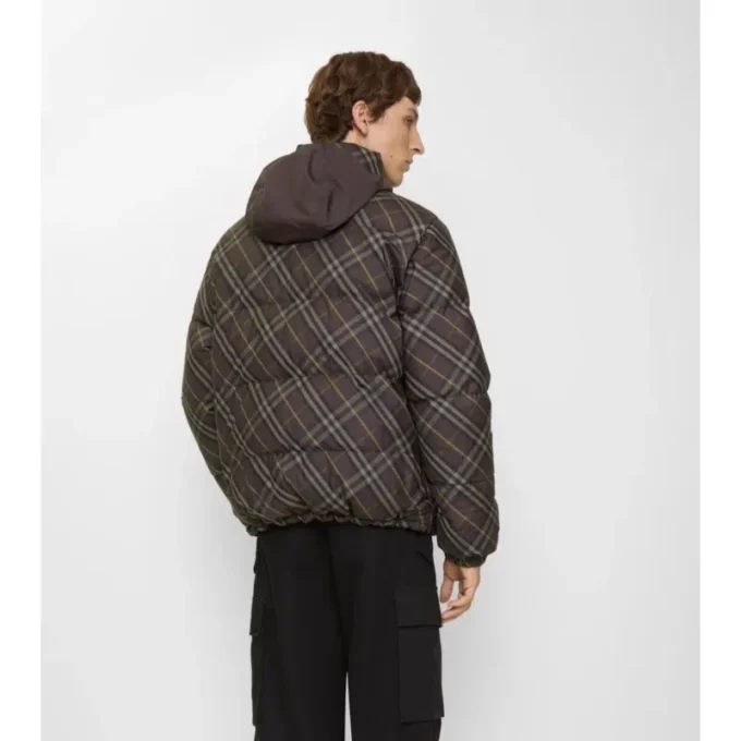 Wendbare Snowdon-Steppjacke mit Karomuster