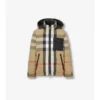 Wendbare Steppjacke mit Karomuster