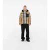 Wendbare Steppjacke mit Karomuster