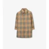 Wendbarer Car Coat aus Gabardine mit Karomuster