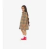 Wendbarer Car Coat aus Gabardine mit Karomuster