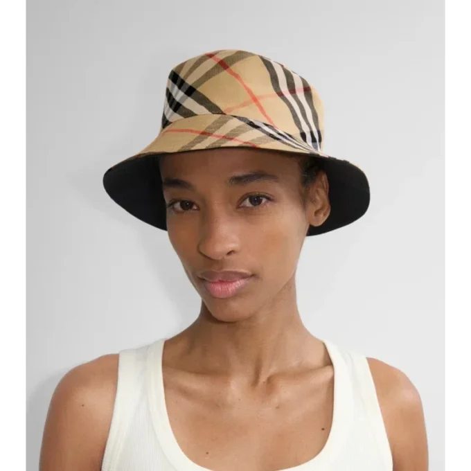 Wendbarer Gabardine-Bucket-Hat
