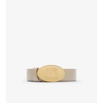 Wendbarer ovaler Ledergürtel mit Ritter-Stempel 