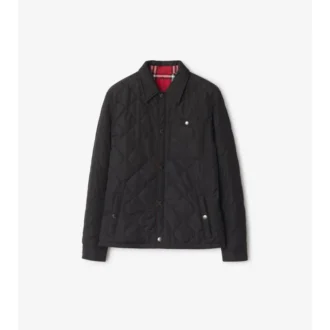 Wendbares, gestepptes Overshirt aus Nylon