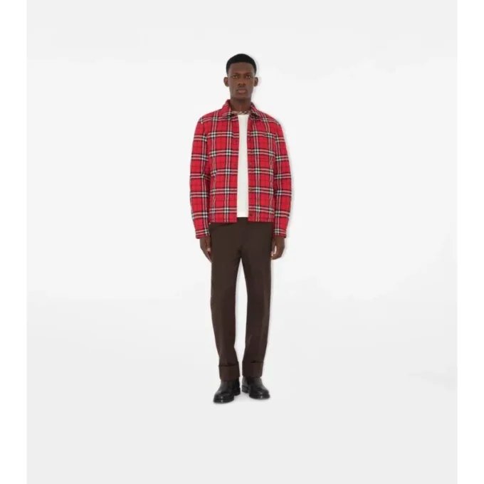 Wendbares, gestepptes Overshirt aus Nylon