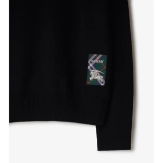 Wollpullover mit Karomuster