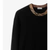Wollpullover mit Karomuster