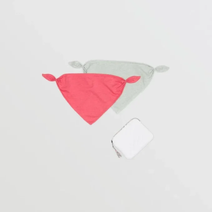 Zweiteiliges Baby-Geschenkset aus Baumwolljersey