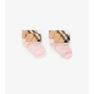 Zweiteiliges Socken-Set aus Baumwollmischung