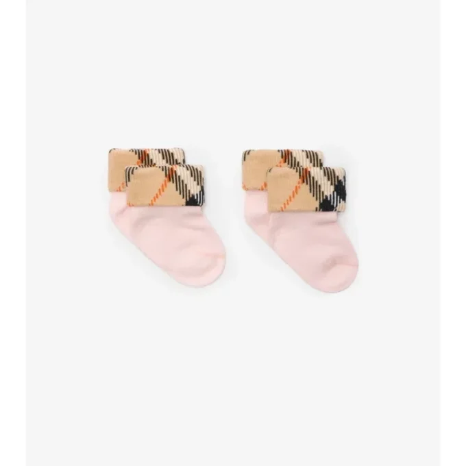 Zweiteiliges Socken-Set aus Baumwollmischung
